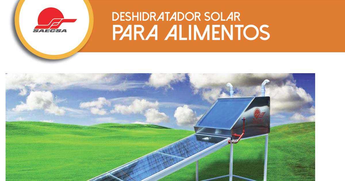 Deshidratador Solar Básico Plus